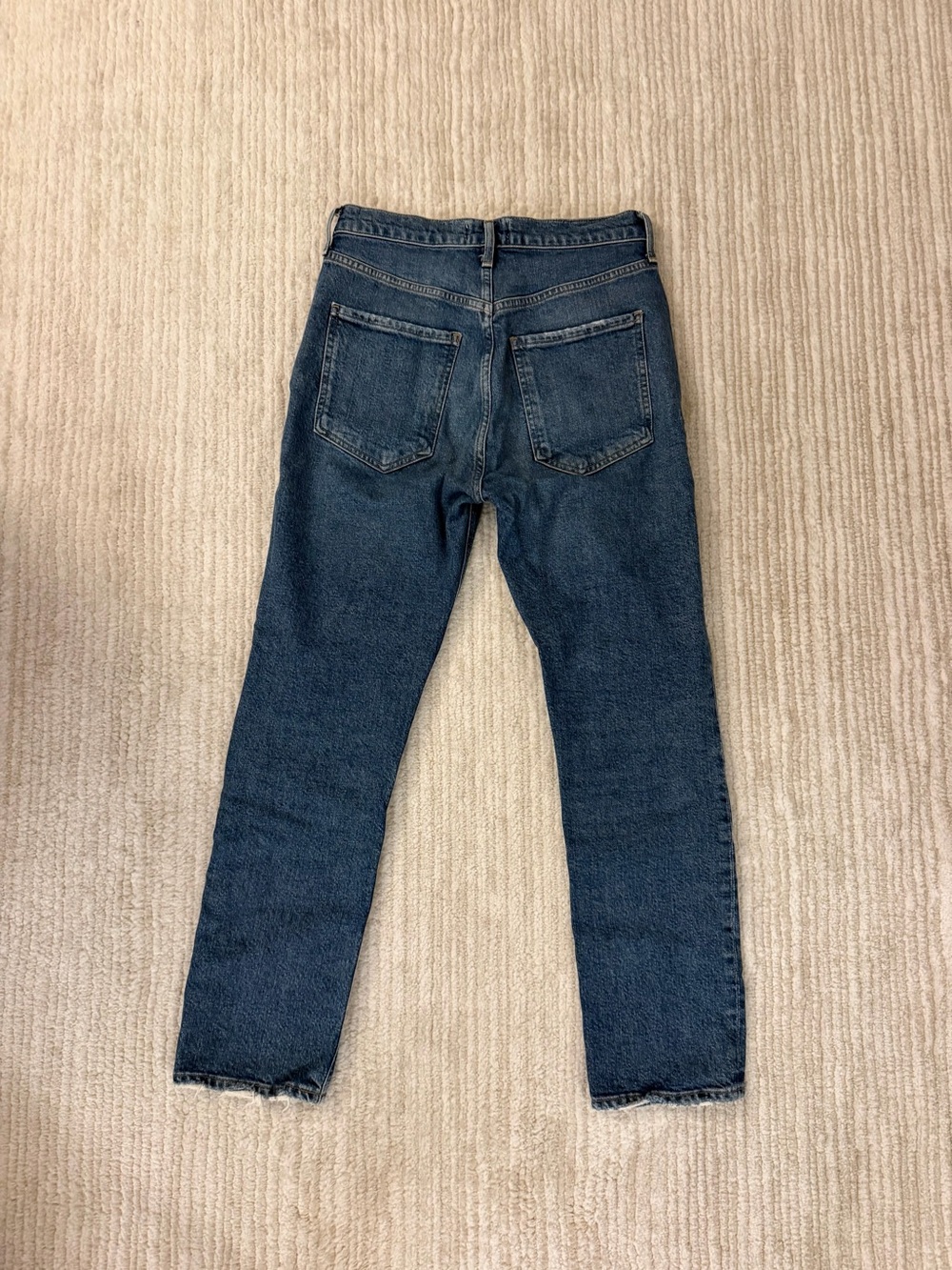 Agolde Riley High Rise Straight Crop Jeans - Picture 2 of 4